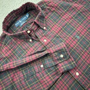 Ralph Lauren Shirt Mens Large Plaid Blake Button Down Long Sleeve Casual Preppy